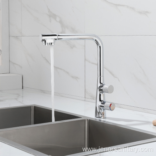 Double handle filter water purifier Kitchen Faucet